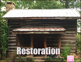 Historic Log Cabin Restoration  Waynesburg, Kentucky